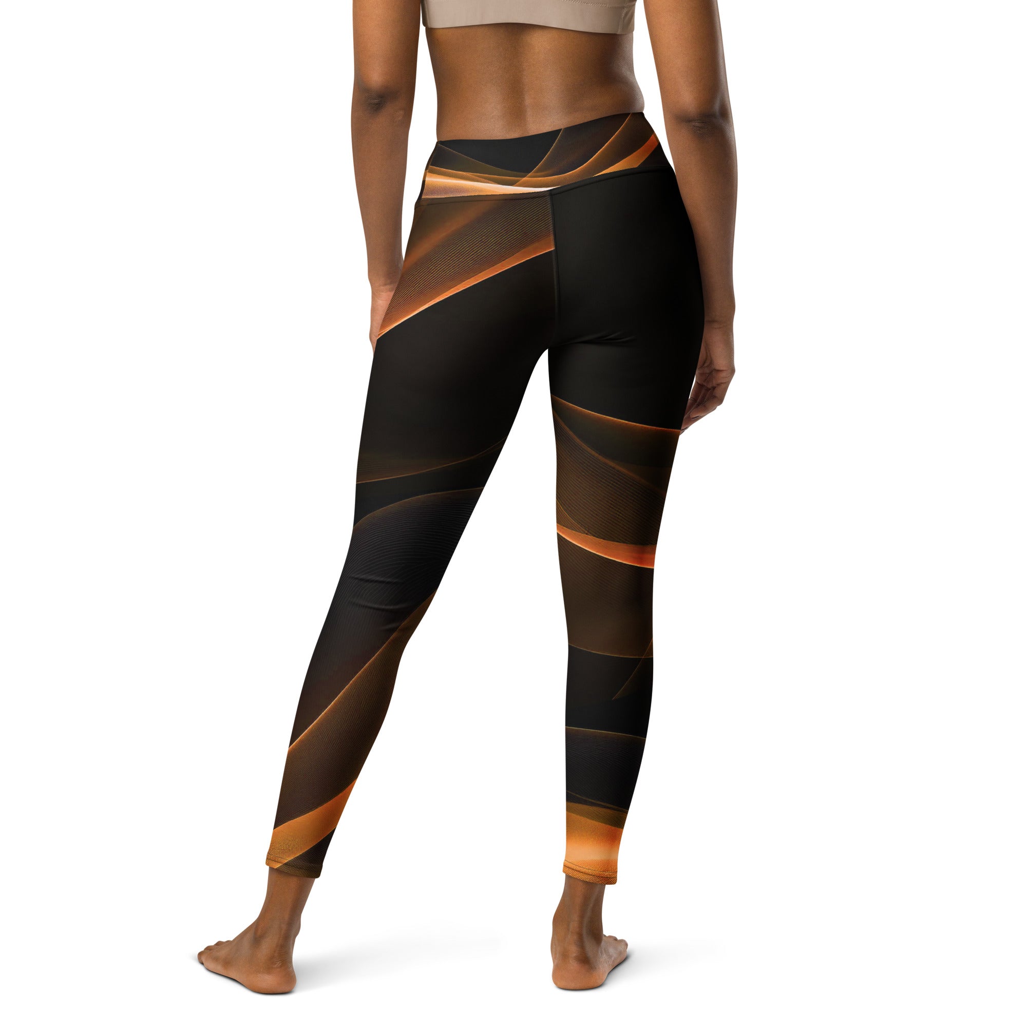 Dance Fitness Leggings. Yoga Pants. Gym or Workout High Waist Leggings. "Moovz" Streetwear by WickedYo.